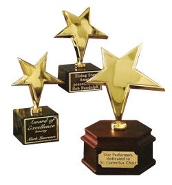 Sample of Engraved Awards